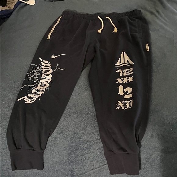 Authentic Nike NBA Ja Murant drifit sweatpants cuffed super comfortable no flaws - Picture 1 of 12